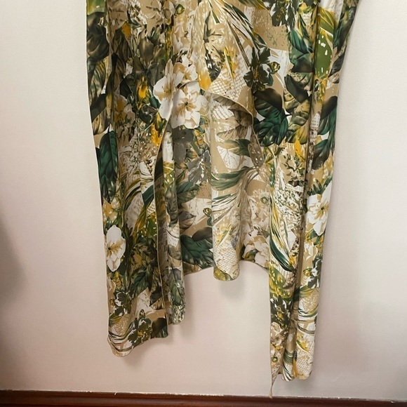 Ashley Stewart Boho tropical Hi-Low top Size 22/24 - Picture 6 of 8